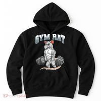 Gym Rat Fitness Bodybuilding Hoodie thumb 0