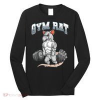 Gym Rat Fitness Bodybuilding Long Sleeve Shirt thumb 0