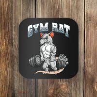 Gym Rat Fitness Bodybuilding Coaster thumb 0