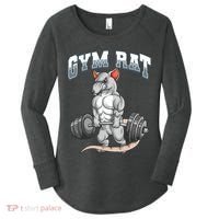 Gym Rat Fitness Bodybuilding Women's Perfect Tri Tunic Long Sleeve Shirt thumb 0
