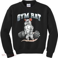Gym Rat Fitness Bodybuilding Kids Sweatshirt thumb 0
