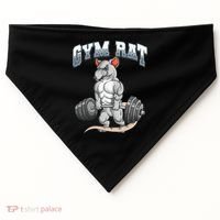 Gym Rat Fitness Bodybuilding USA-Made Doggie Bandana thumb 0