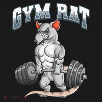 Gym Rat Fitness Bodybuilding USA-Made Doggie Bandana thumb 2