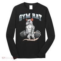 Gym Rat Fitness Bodybuilding Long Sleeve Shirt thumb 0