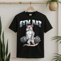 Gym Rat Fitness Bodybuilding T-Shirt thumb 2
