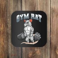 Gym Rat Fitness Bodybuilding Coaster thumb 0