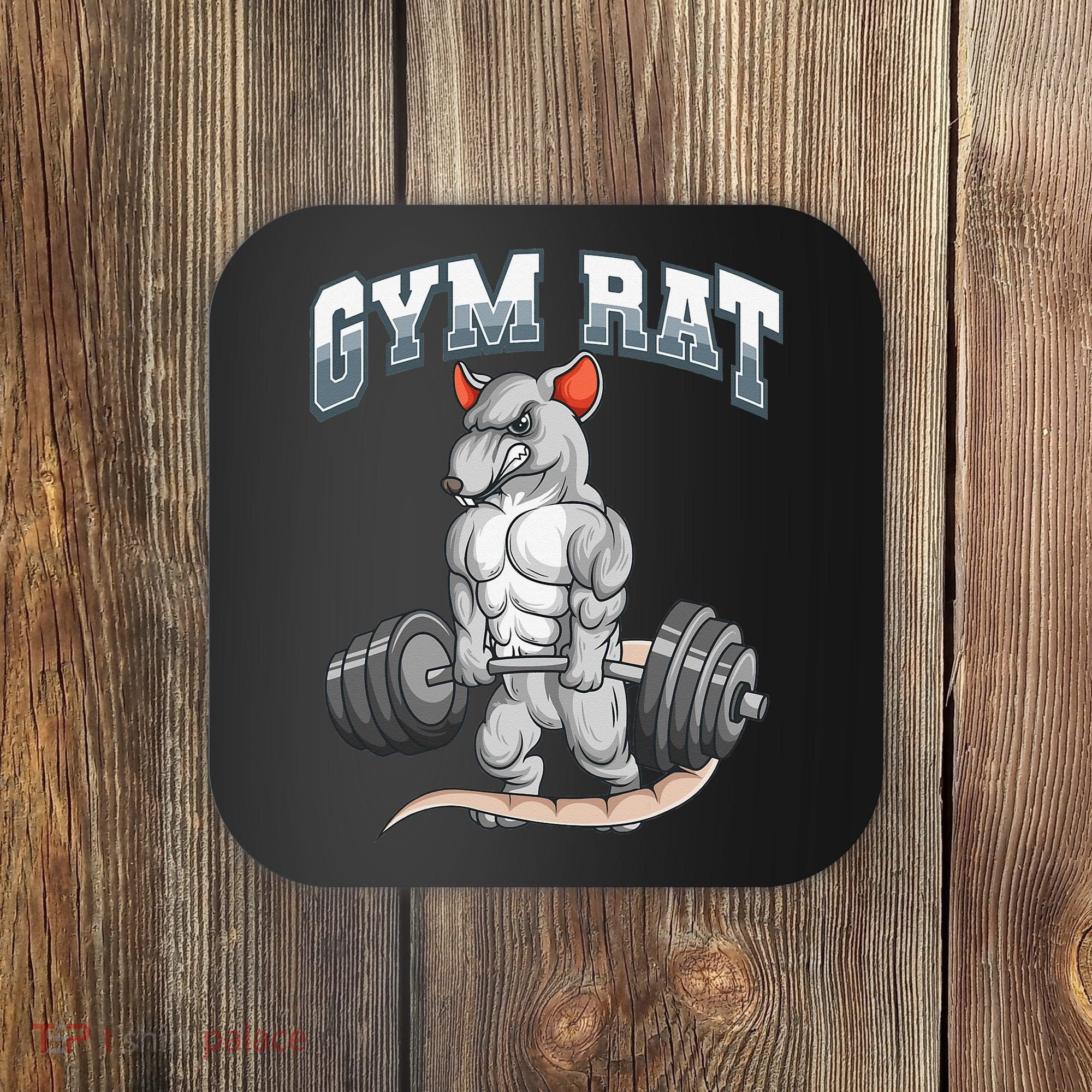 Gym Rat Fitness Bodybuilding Coaster