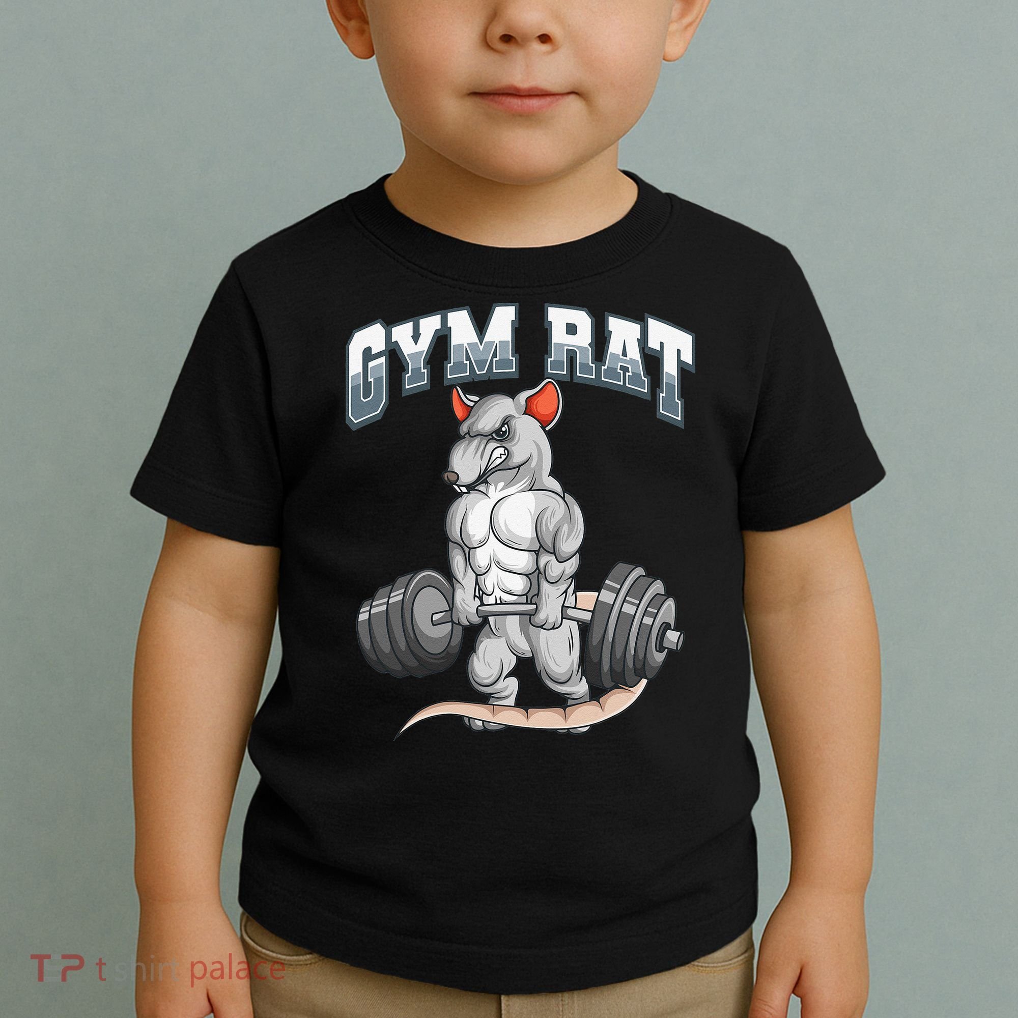 Gym Rat Fitness Bodybuilding Toddler T-Shirt