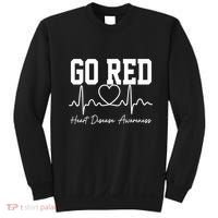 Go Red For Women American Heart Disease Month Awareness Sweatshirt thumb 0