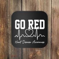 Go Red For Women American Heart Disease Month Awareness Coaster thumb 0