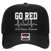 Go Red For Women American Heart Disease Month Awareness Hat thumb 0