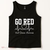 Go Red For Women American Heart Disease Month Awareness Tank Top thumb 2