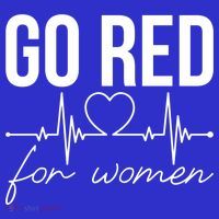 Go Red Funny Heart Disease Awareness Month Gift Visor thumb 3