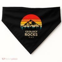 Geology Rocks Funny Geologist Gift Idea USA-Made Doggie Bandana thumb 0