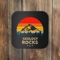 Geology Rocks Funny Geologist Gift Idea Coaster thumb 0