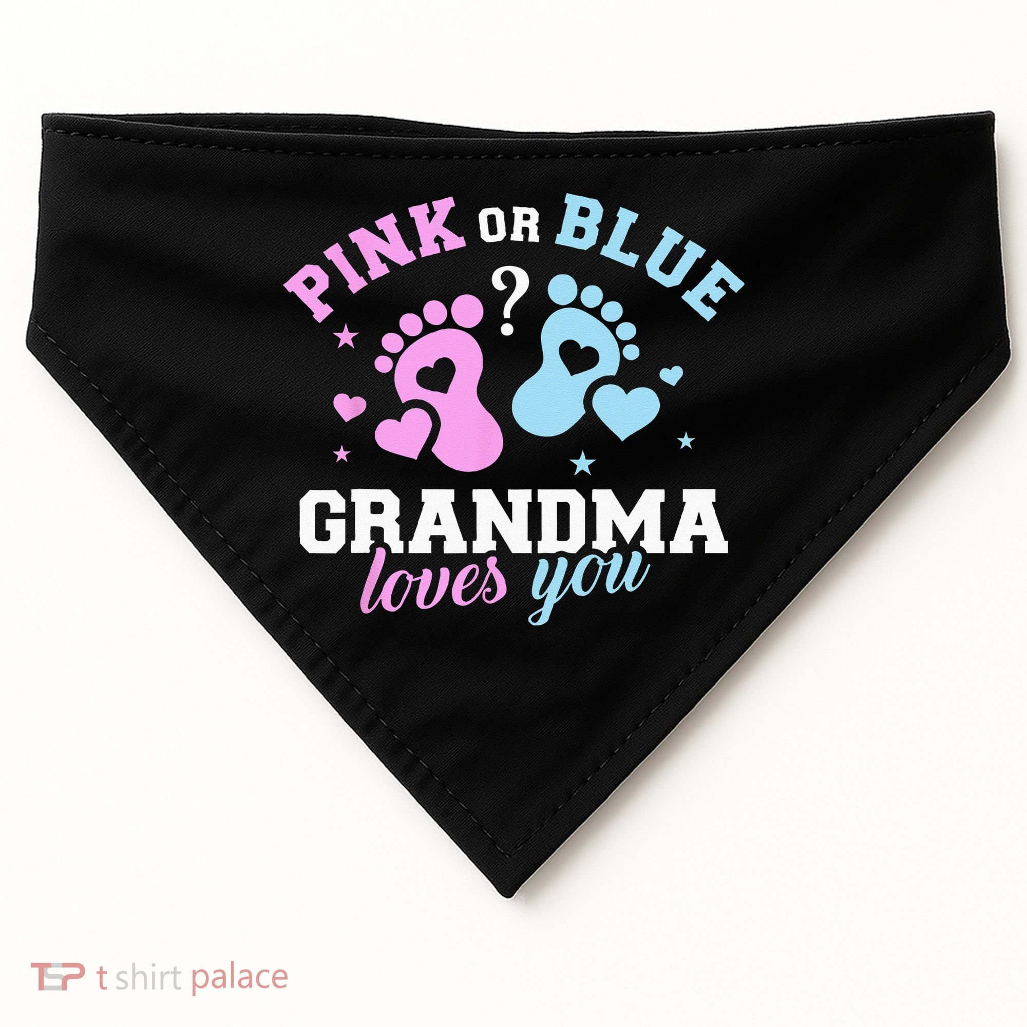 Gender Reveal Grandma USA-Made Doggie Bandana