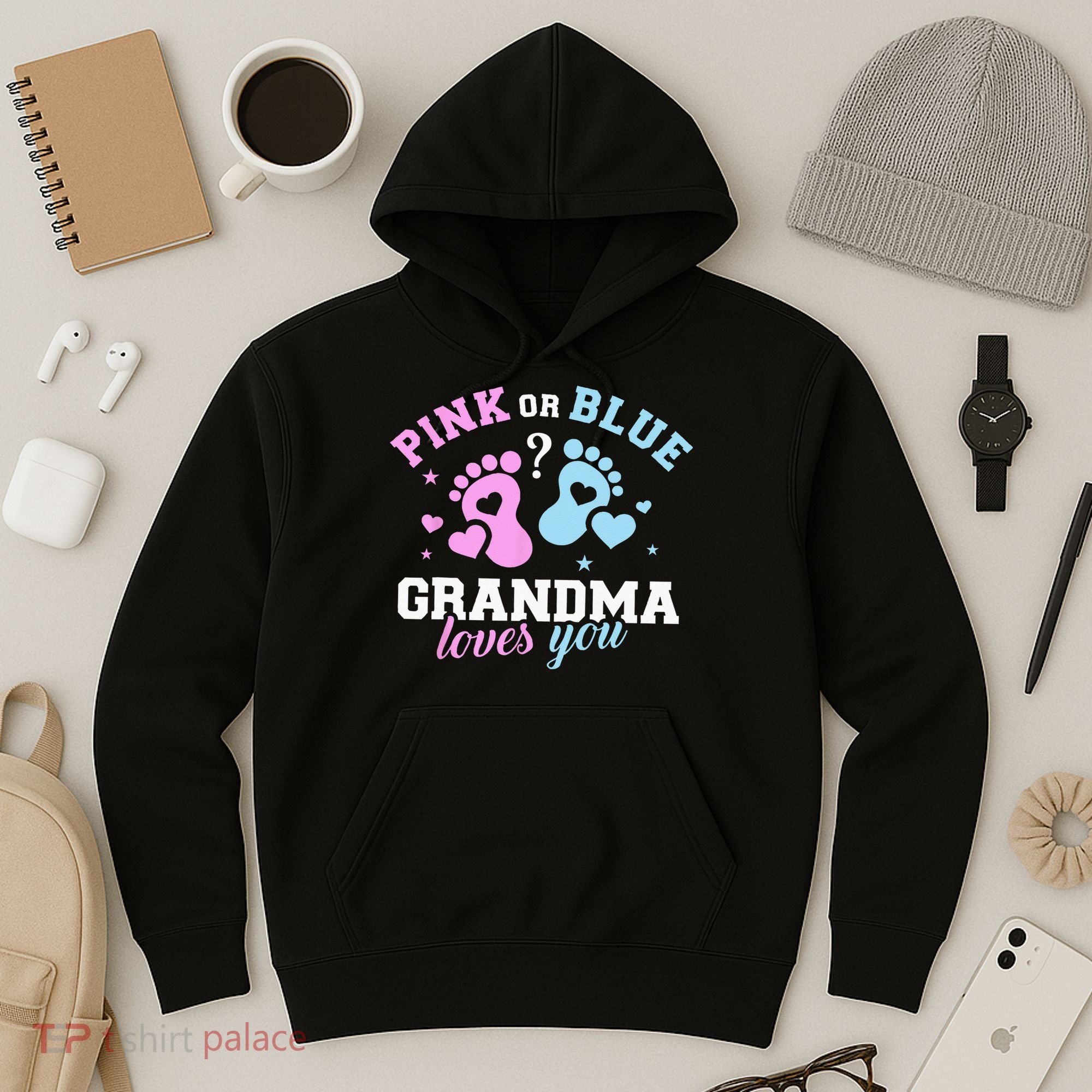 Gender Reveal Grandma Hoodie