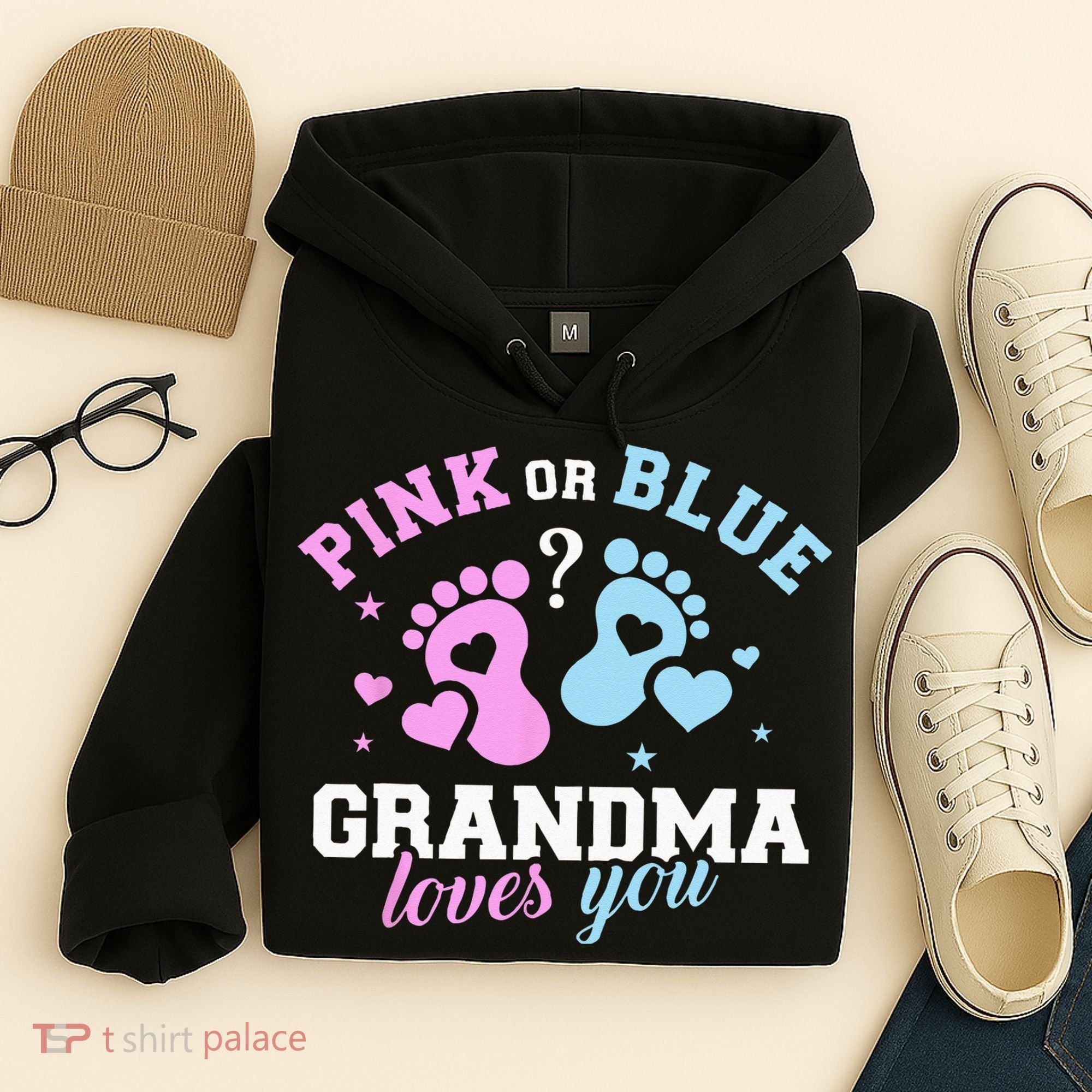 Gender Reveal Grandma Hoodie