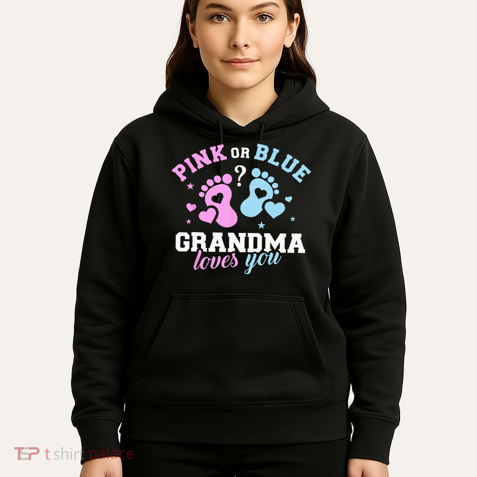 Gender Reveal Grandma Hoodie