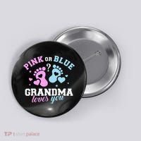 Gender Reveal Grandma Button thumb 0