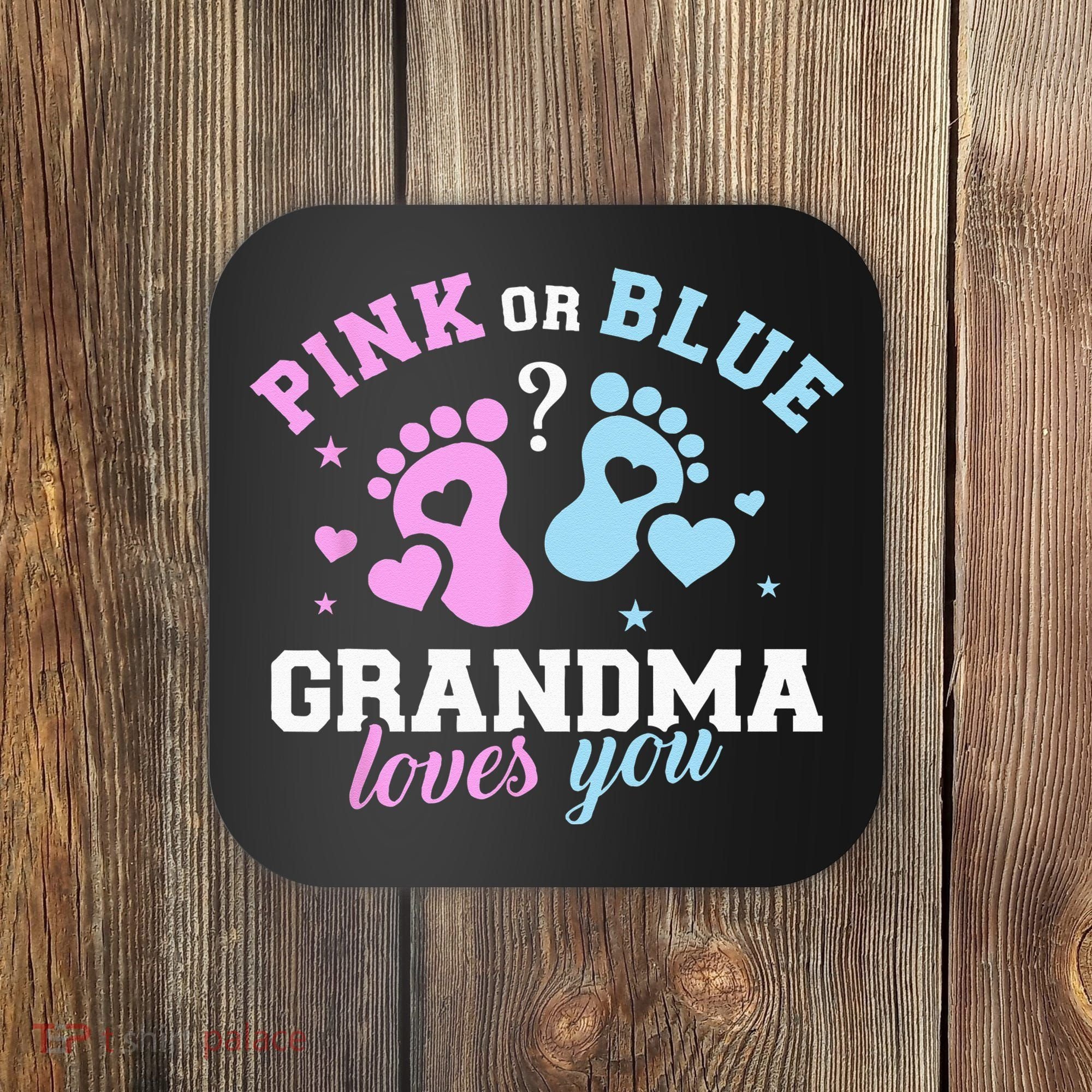 Gender Reveal Grandma Coaster