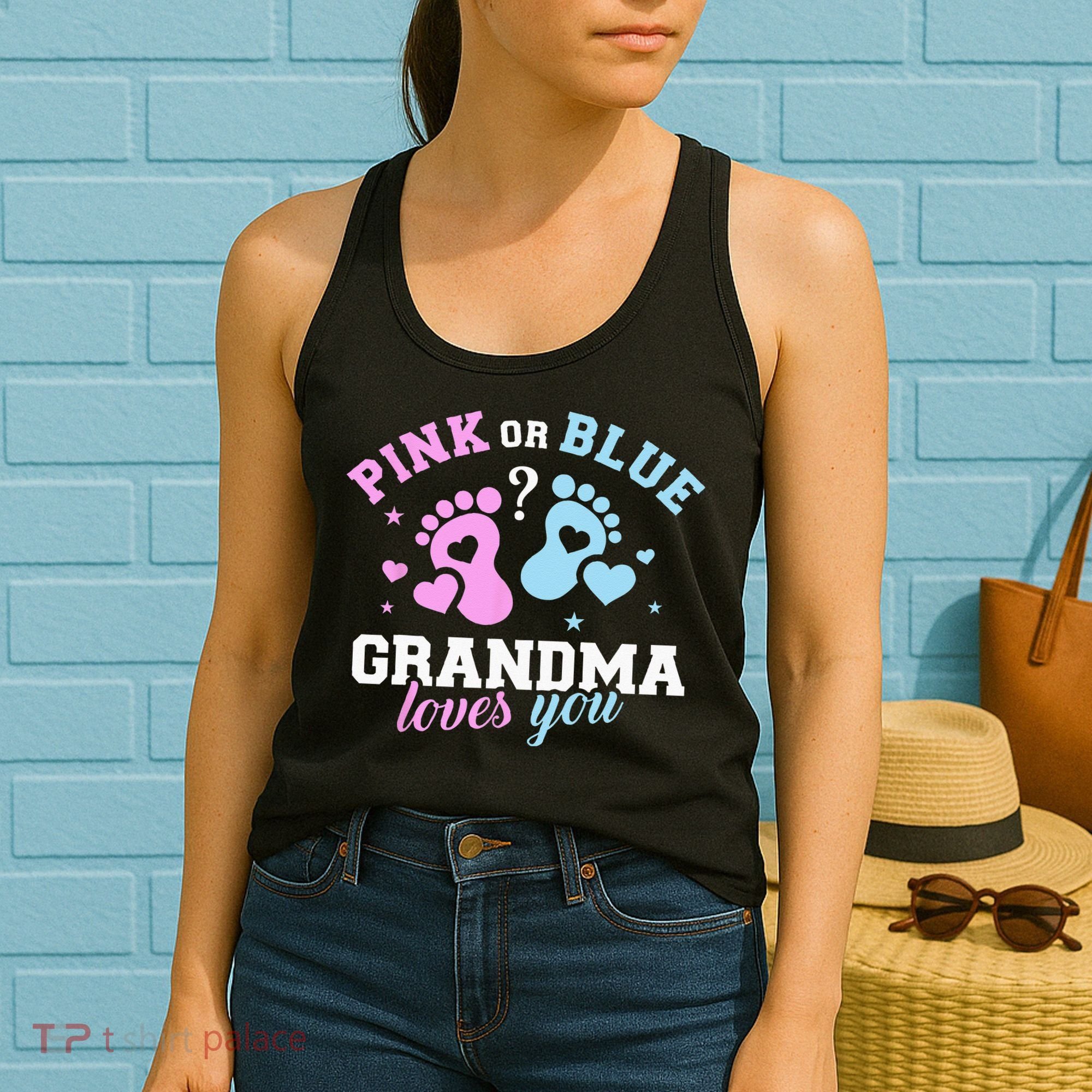 Gender Reveal Grandma Women's Tank Top