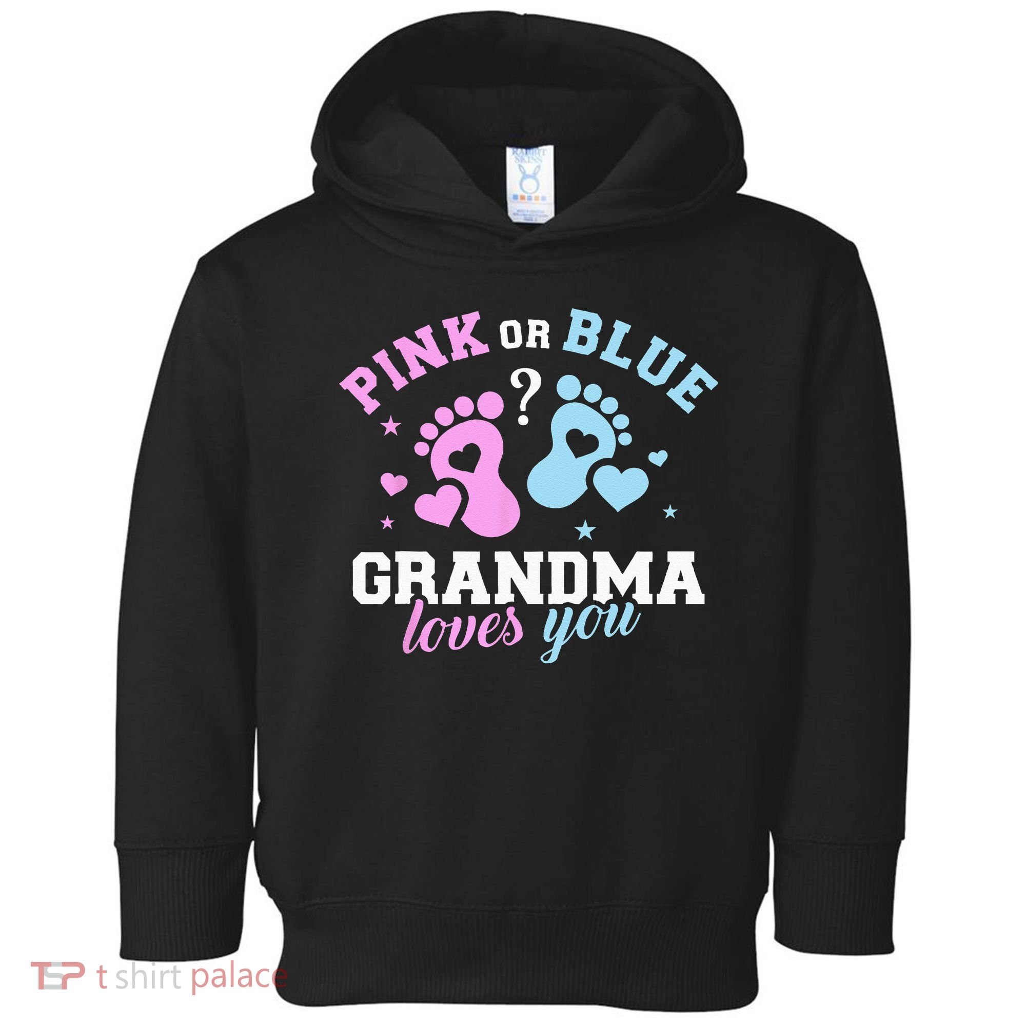 Gender Reveal Grandma Toddler Hoodie