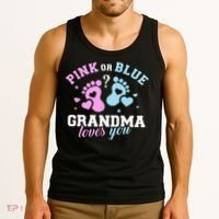 Gender Reveal Grandma Tank Top thumb 3