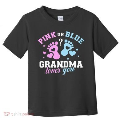 Gender Reveal Grandma Toddler T-Shirt