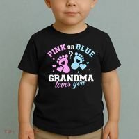 Gender Reveal Grandma Toddler T-Shirt thumb 2