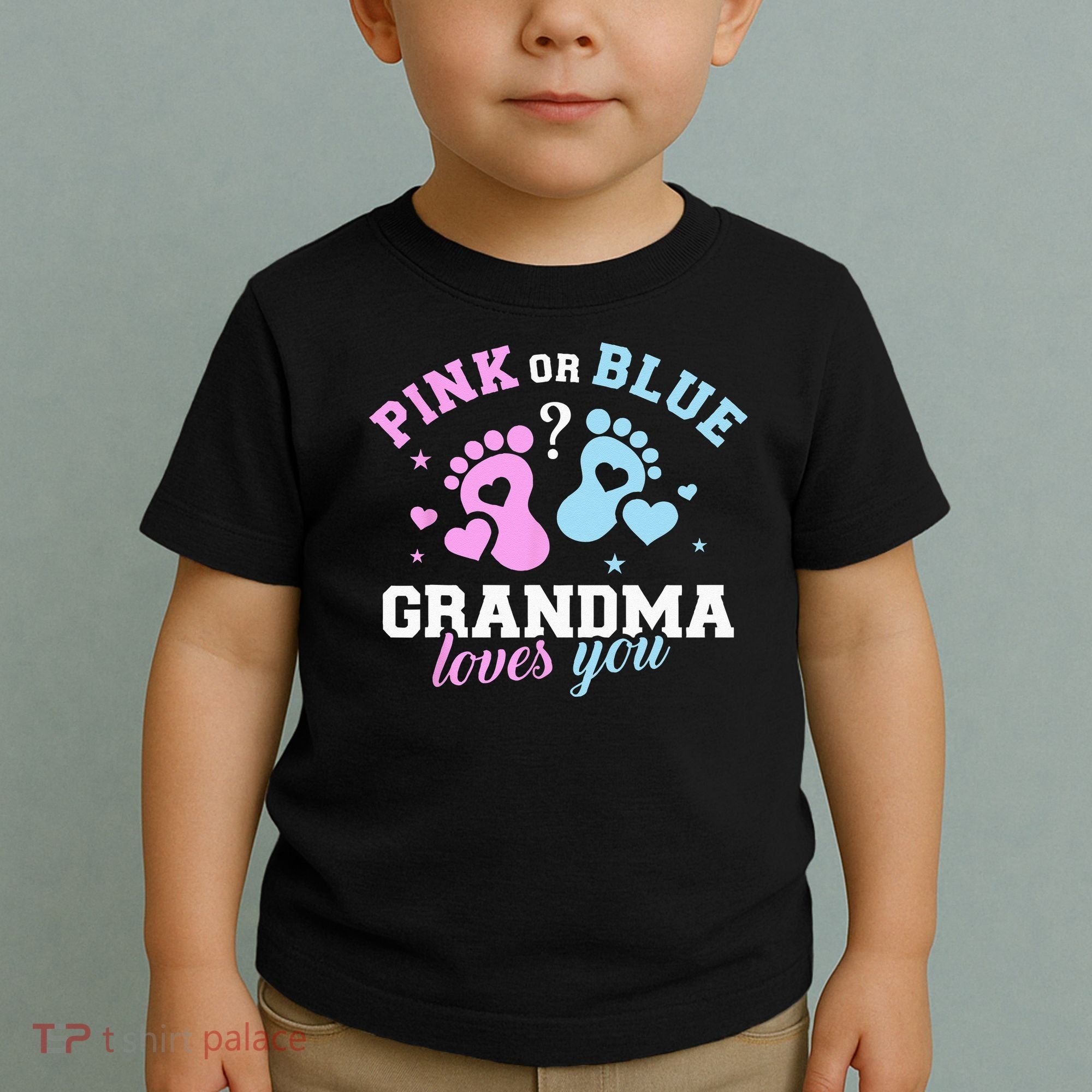 Gender Reveal Grandma Toddler T-Shirt