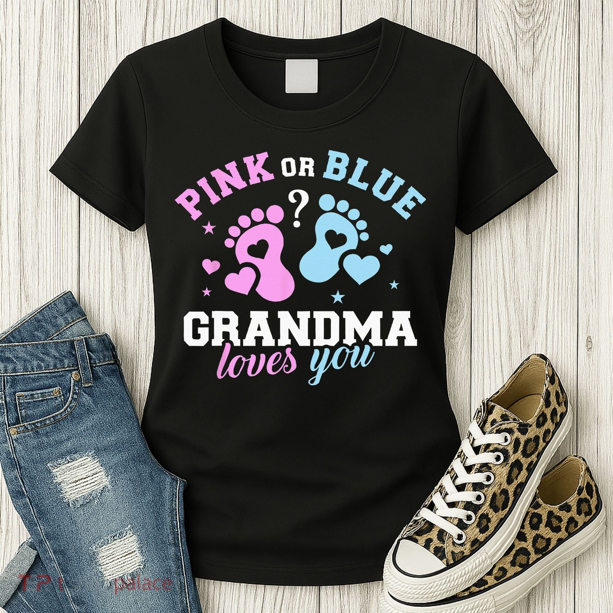 Gender Reveal Grandma Women's T-Shirt