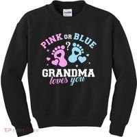 Gender Reveal Grandma Kids Sweatshirt thumb 0