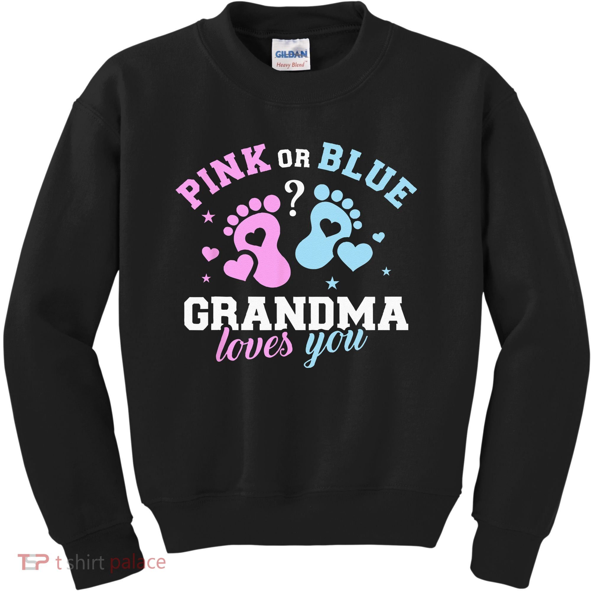 Gender Reveal Grandma Kids Sweatshirt