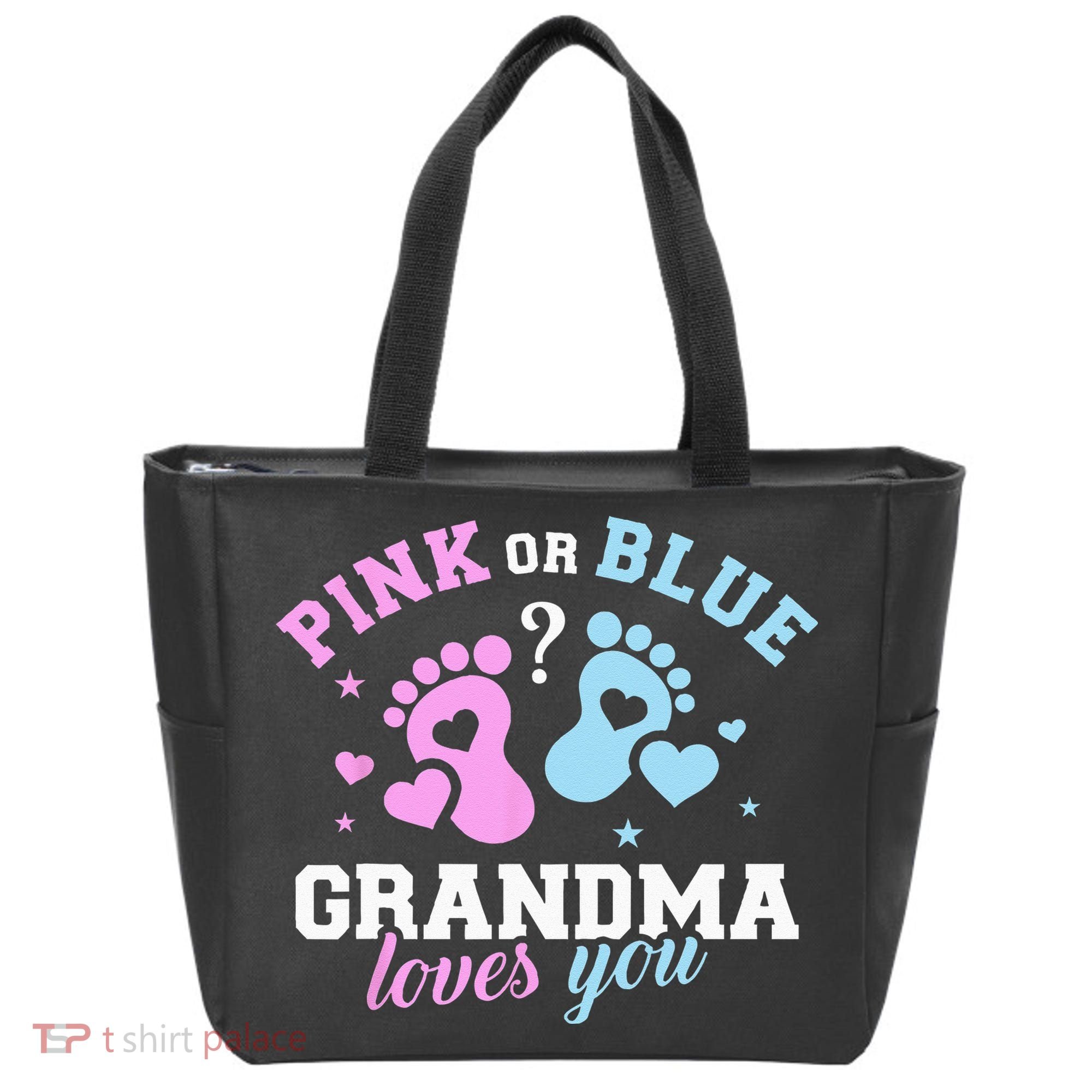 Gender Reveal Grandma Tote Bag