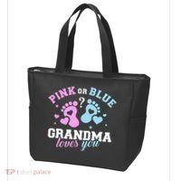 Gender Reveal Grandma Tote Bag thumb 3
