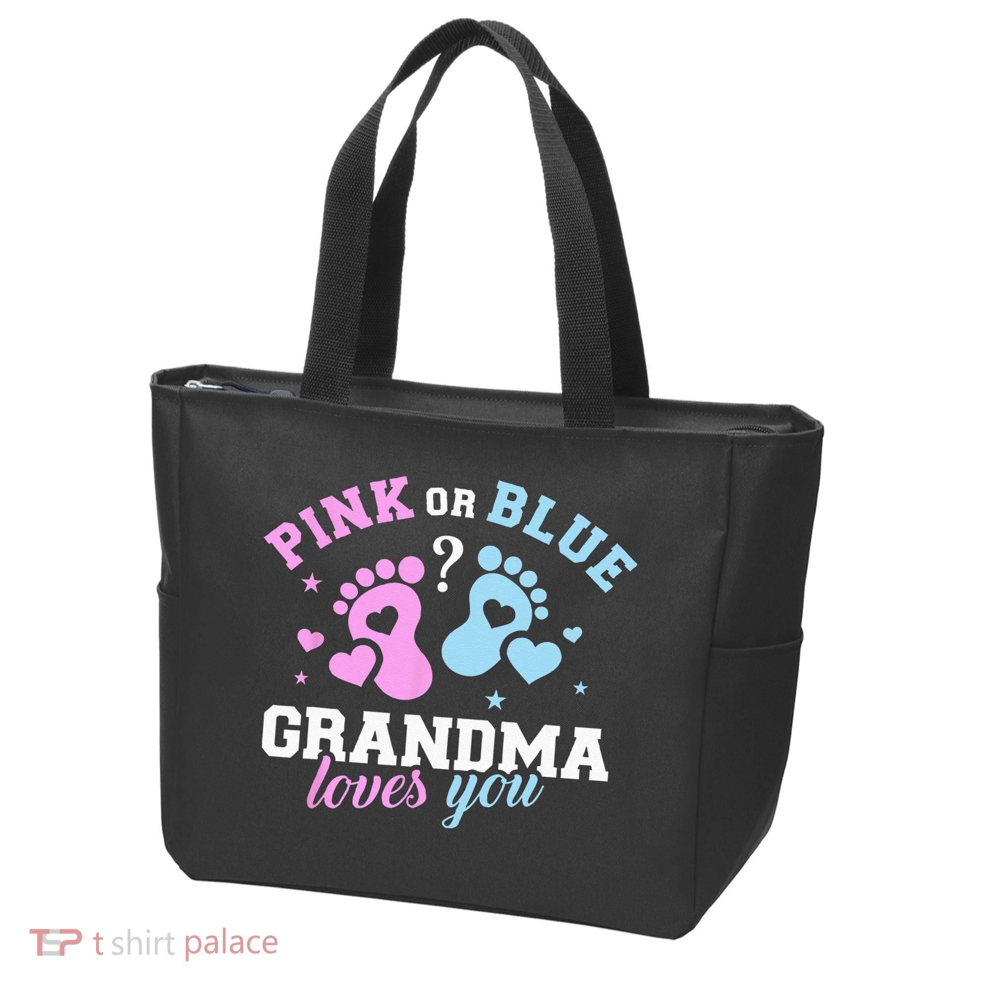 Gender Reveal Grandma Tote Bag