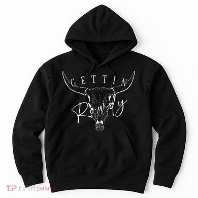 Getting Rowdy Getting Hitched Western Bachelorette Hoodie