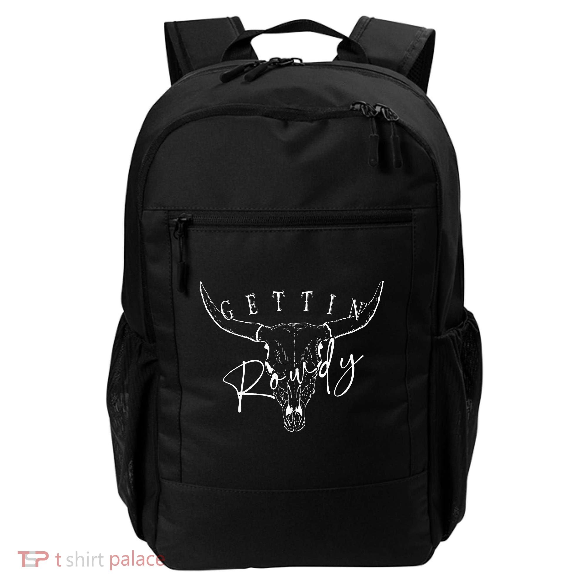 Getting Rowdy Getting Hitched Western Bachelorette Backpack