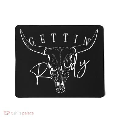 Getting Rowdy Getting Hitched Western Bachelorette Mousepad