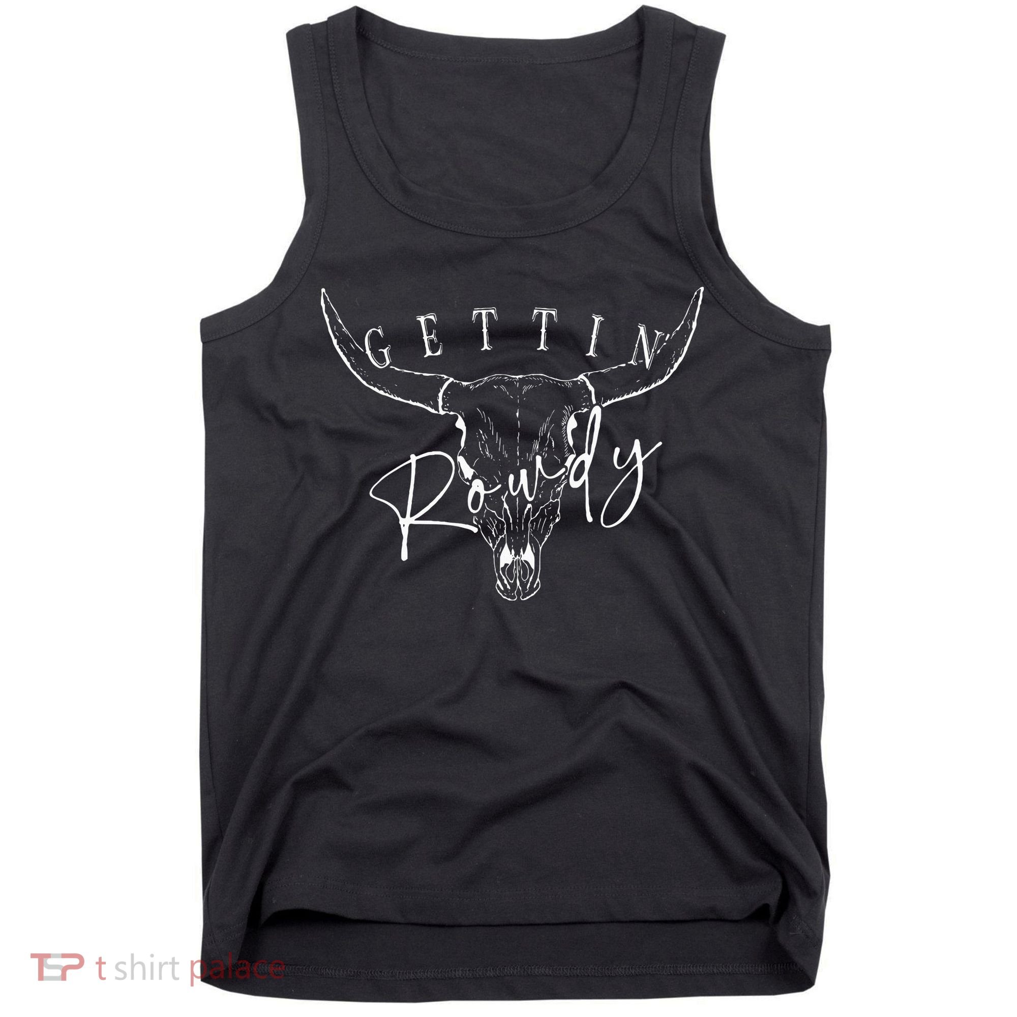 Getting Rowdy Getting Hitched Western Bachelorette Tank Top
