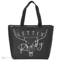 Getting Rowdy Getting Hitched Western Bachelorette Tote Bag thumb 0