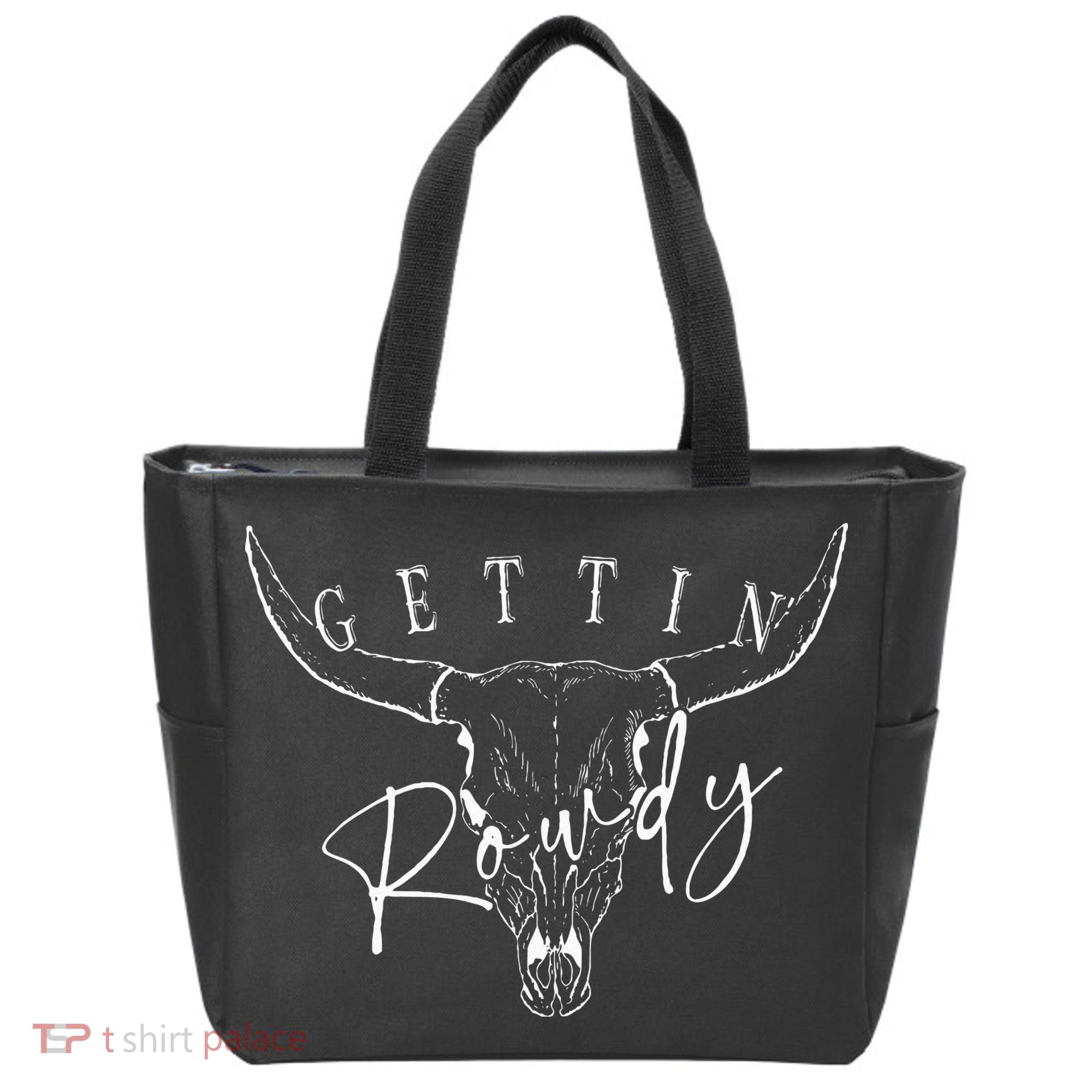 Getting Rowdy Getting Hitched Western Bachelorette Tote Bag