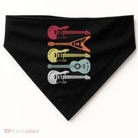 Guitar Retro USA-Made Doggie Bandana thumb 0