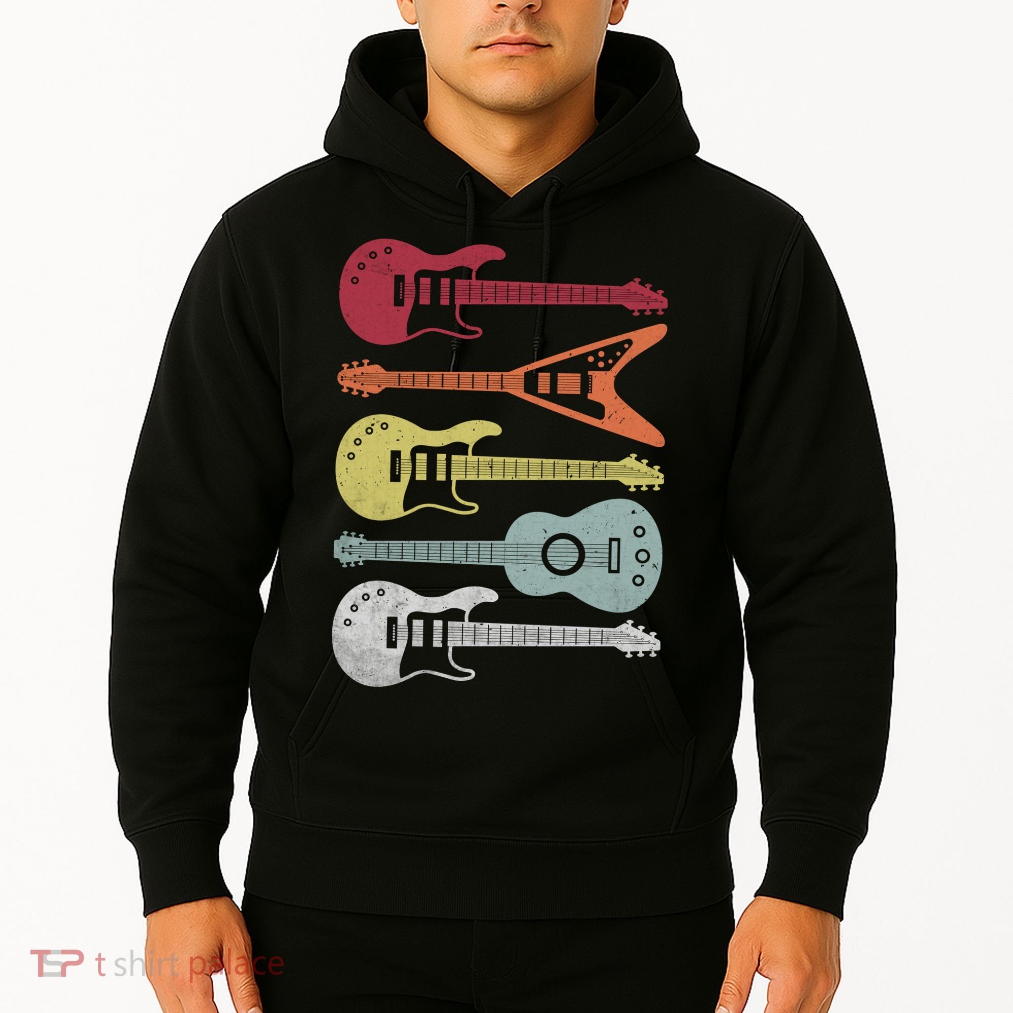Guitar Retro Hoodie