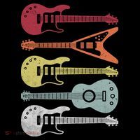 Guitar Retro Mousepad thumb 1