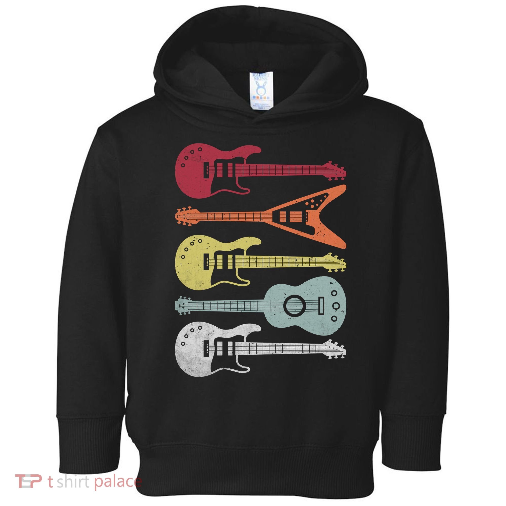 Guitar Retro Toddler Hoodie
