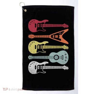 Guitar Retro Golf Towel