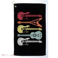 Guitar Retro Golf Towel thumb 0