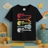 Guitar Retro Toddler T-Shirt thumb 3